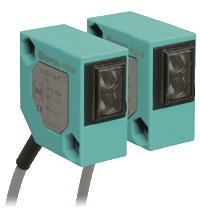 Pepperl&plus;Fuchs Photoelectric Sensor; Opposed - Receiver; 30mm Rectangular; 8m Range; 10-30VDC; PNP; Light Operate; 2m Potted Cable